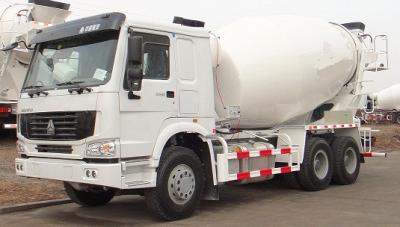 China Weißer Farbmischer-LKW 10 CBM mit Kabine HW76 Iso-Norm zu verkaufen