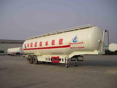 China Durability Bulk Cement Truck Transporter Trailer 2 Axles 3 Axles Optional for sale