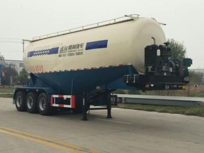 China V or W Shape Bulk Cement Truck Semi Trailer Anti - Rust Chassis Surface for sale