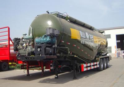 China Semi Bulkcementtank met het Staalmateriaal Met hoge weerstand van de Luchtcompressor Te koop