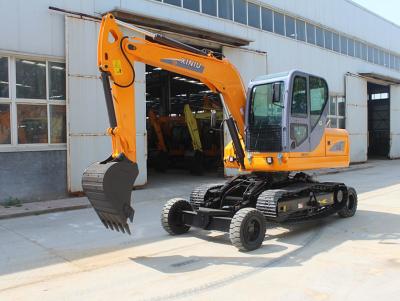 China Heavy Mini Wheel Excavator Precision Control Small Impact Fast Flow Speed for sale