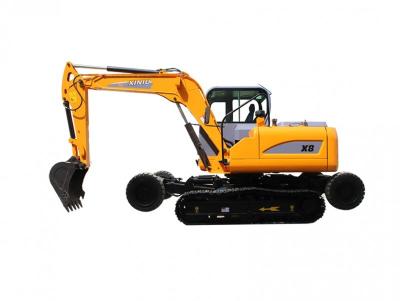 China Mini Wheel Excavator  & crawler  Excavator Track With Hydraulic Attachments 7730*2510*2750mm for sale