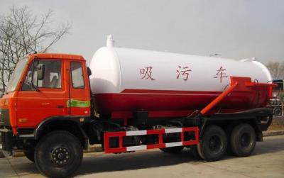 China Sewage suction Special Purpose Truck 6x4 16CBM 18CBM 20CBM sewage pump truck for sale