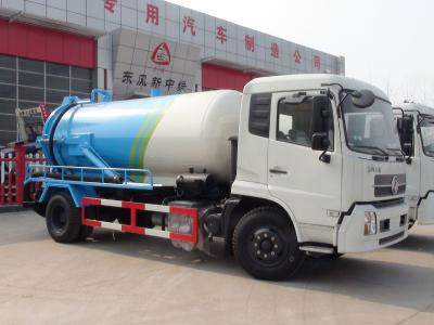 China 8000 Liters Special Purpose Truck Dongfeng Jet Vacuum Suction Sewage Tanker Truck for sale