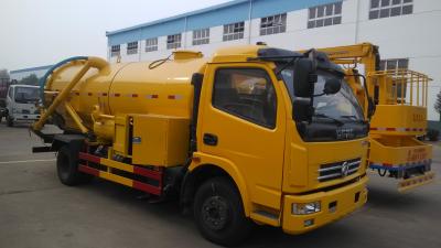 China High performance 3000L Special Purpose Truck , vacuum sewage suction truck of optional chassis for sale