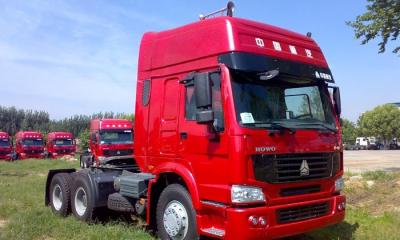 China Sinotruk Howo 6x4 371hp Prime Mover Tractor Truck With Two Sleepers WD615.47 Engine for sale