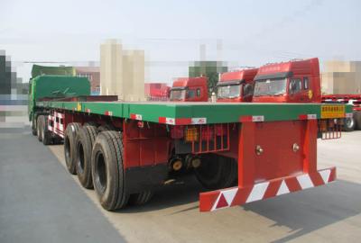 China het Landingsgestel Flatbed Semi Aanhangwagen van 28T Jost met drie FUWA-Merkassen Te koop