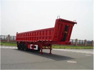 China Three Axles Hydraulic Dump Truck Trailer Tipper Semi Trailer 60 - 80 Tons for sale