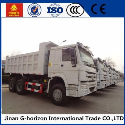 China 371hp Lhd Rhd Sinotruk Howo 6*4 Heavy Duty Dump Truck Tipper White Red for sale