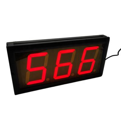 China Commercial Home Sports Large Display 4 Digits 999 Inch 3 Digits 3 Key Counter Countdown Timer Indoor Led Gym Timer for sale