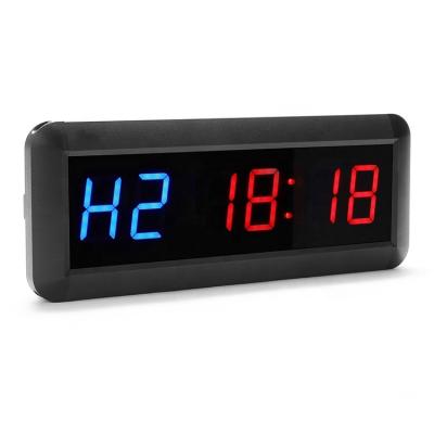 China Industrial Chinese Digit 6 Manufacturer 1.5 Gym Clock Remote Control Led Rhythm for sale