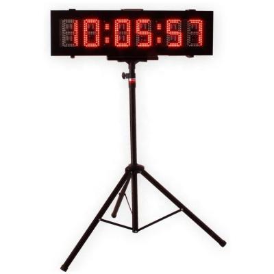 China Commercial Sports Home Sports 6 Inch Marathon Running Double Sided Outdoor Led Timing Display For Events Running Clock for sale