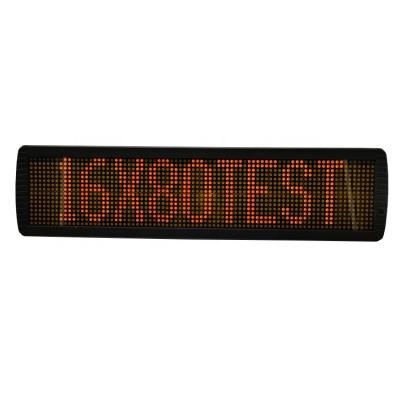 China Industrial Led Programmable Scrolling Matrix Small Display Module 16x80 Moving Led Sign Board for sale