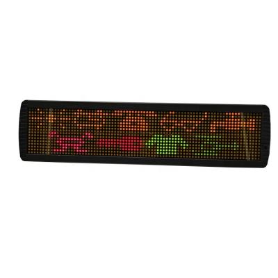 China 16x80 RGB Industrial High Quality Dual Color Screen Indoor Led Display Moving Led Sign for sale