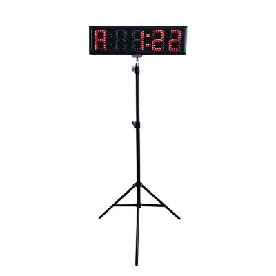 China Commercial Sports Race 5 Inch 5 Digits Ultra Bright Digital Giant Led Outdoor Timer Race Timer Clock for sale