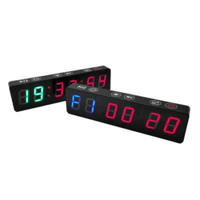 China LED Digital Gym Timer Wall Clock Sports Industrial Magnetic Portable Watch For Gym Fitness for sale