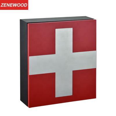 China Durable Zenewood Hot-selling Metal Wall Mount Hospital Cabinets For Medicine Storage for sale