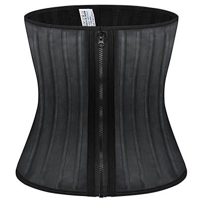 China Custom Logo Antibacterial Latex Sweat Technology Waist Trainer Fitness Wear Body Shaper for sale