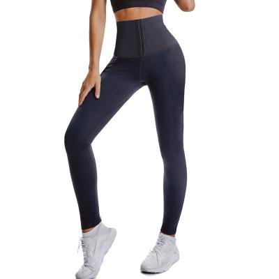 China 2021 Breathable High Waist Pants For Weight Loss Corset Leggings And Running Jogging for sale