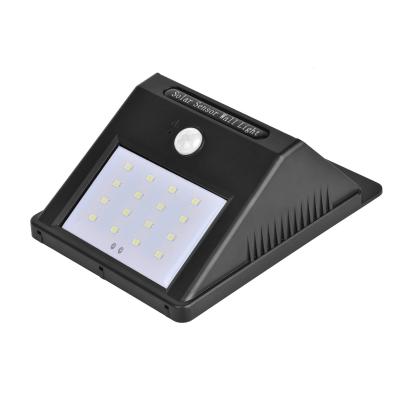 China Low Wattage 16 Leds LED Solar Wall Light Home Outdoor Lighting 25s Working Time for sale