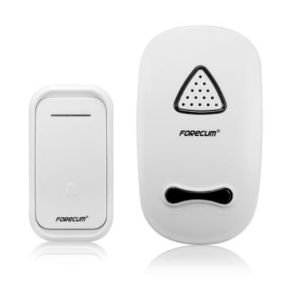 China Small Waterproof Wireless Doorbell Chime Doorbell And Chimes 158g Weight for sale