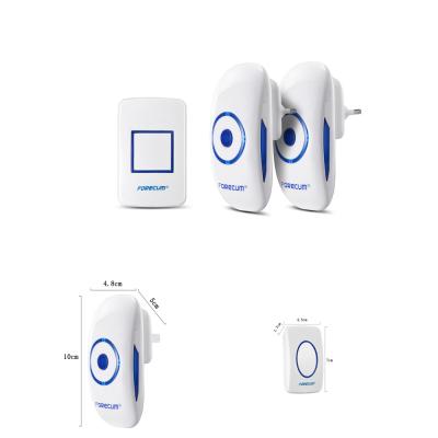 China Waterproof Smart DC 36 Chimes Long Distance Wireless Doorbell 100-300m Range for Office for sale