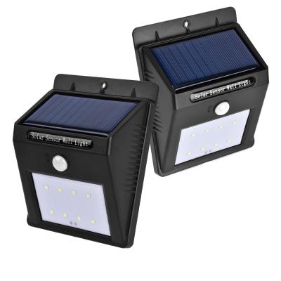 China lámpara de energía solar impermeable del jardín del sensor de movimiento del poder de las luces al aire libre 8LEDs en venta