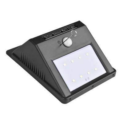 China luz accionada solar al aire libre de la pared del sensor de movimiento de la prenda impermeable 8led en venta