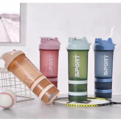 China Viable Portable Shake Cup Fitness Milk Bottle Protein Powder Cup Fitness Water Cup for sale