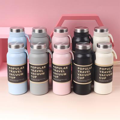 China Wholesale Minimalist Portable Popular Travel Flask Stainless Steel Vacuum Thermo Cup Insulated Water Bottles for sale