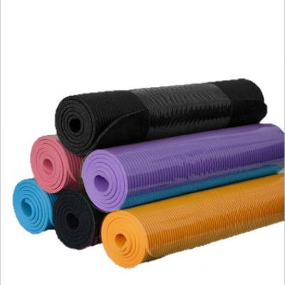 China Durable / Waterproof / Non Slip Yoga Mat High Quality NBR Yoga Mat Indoor Single Layer Exercise Non Slip Waterproof Yoga Mat for sale