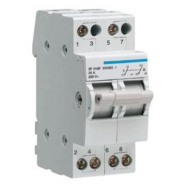 China SF Modular Changeover Switch SF 1pole 2pole 3pole 4pole 10a 16a 20a 25a 32a 40a 63a 80a 100a for sale