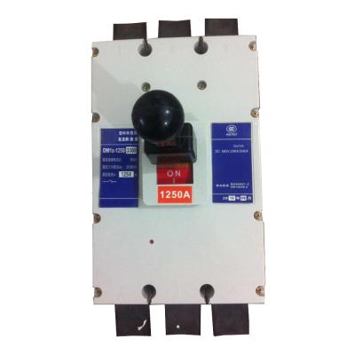 China DC Case 1250A DC Molded Circuit Breaker DM1z-1250 MCCB 1250A 1200A 1000A 3Pole 1000V 660V 500V 250V 60V 48V 3P DM1z for sale