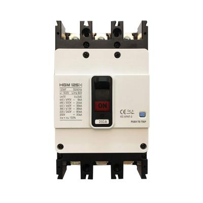 China HGM Series MCCB 125A HGM125E HGM125S HGM125H 250A HG250E HG250S HG250H 400A HGM400E HGM400S HGM400H Molded Case Circuit Breaker HGM for sale