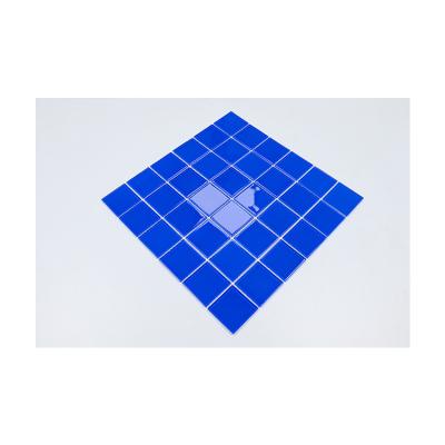 China Parquet Factory Quality Guaranteed Best Cheap Cost Effective Perfect Blue Glass Pool Mosaic Mosaic for sale