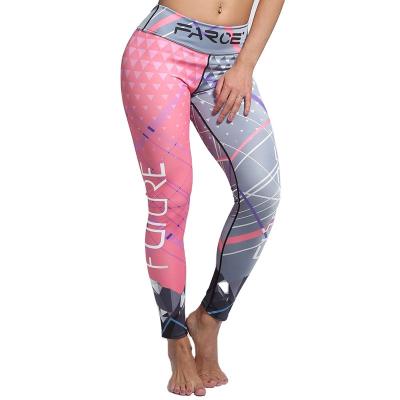 China Other Outdoor Fitness And Yoga Wear Sports Digital Printing Slim Fit Yoga Leggings for sale