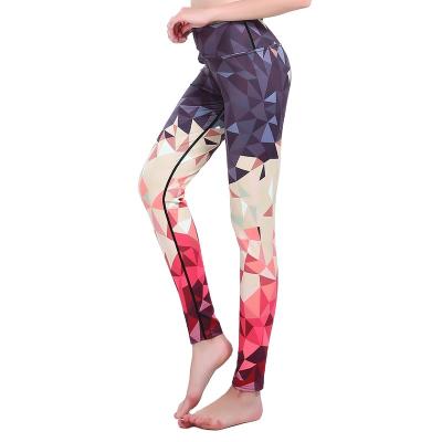 China Pants Printed High Waist Yoga Leggings Workout Tight Fitness Leggings Pants for sale