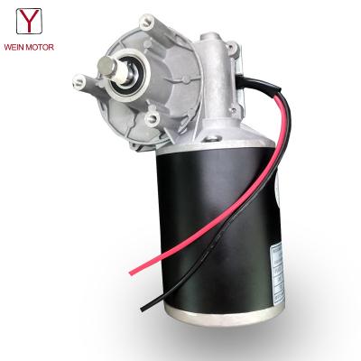 China Totally Enclosed Powerful Hot Gear 750W DC Electric Motor 12V For Electrical Equipment Making Machinery for sale