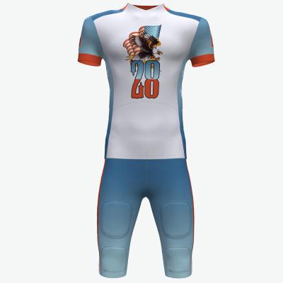 China Custom Made Sublimated High Quality Antibacterial American Football Training Tank Top for sale