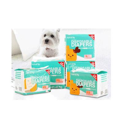 China Manufacturer Wholesale Soft Disposable Dog Diapers Stocked Pet Diapers For Dog for sale