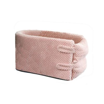 China Portable Pet Booster Car Seat Cover Viable Car Bed Pet Booster Car Seat With Safety Leash Car Bed for sale