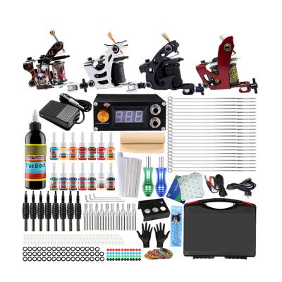 China New Full Set Four Coil Set Tattoo Tools Equipment Suit TB1004 Machines for sale