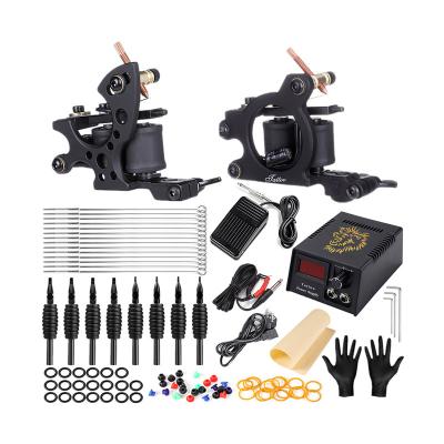 China Professional Complete Make Up Machine Tattoo Set Pro Beginners China Kit for sale