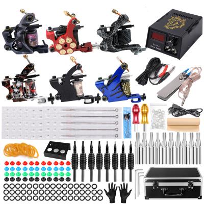 China Professional Tattoo Machine Set New Tattoo Equipment Professional Tattoo Coil Full Set Set for sale