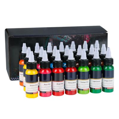 China Wholesale Body Art Tattoo Supplies 14 Colors Tattoo Pigment Set Permanent 30ml Bottle Tattoo Ink Set for sale