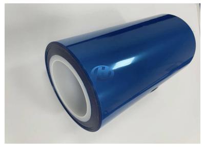 China 75 μm Blue PET Single Side Silica Gel Coating Film Used as Protective Films In 3C Industries Converting for sale