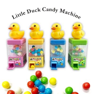 China Cartoon Toys 2021 Candy Little Machine Toy Maquinas De Dulces De Duck Candy Dispenser Mini Dispensador de Dulces Candy for sale