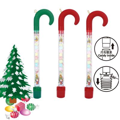 China Natural Whistle Bears Toys Candy Cane With Christmas Marshmallow Candy for sale