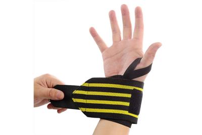 China Professional Elastic Resistance Loop Bands Wrist Wraps For Men & Women Weight Lifting for sale