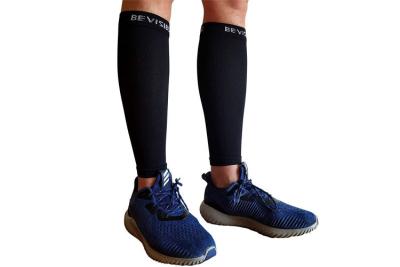 China TennisCalf Leg Compression Sleeve , Calf Support Sleeve Shin Splint Socks for sale